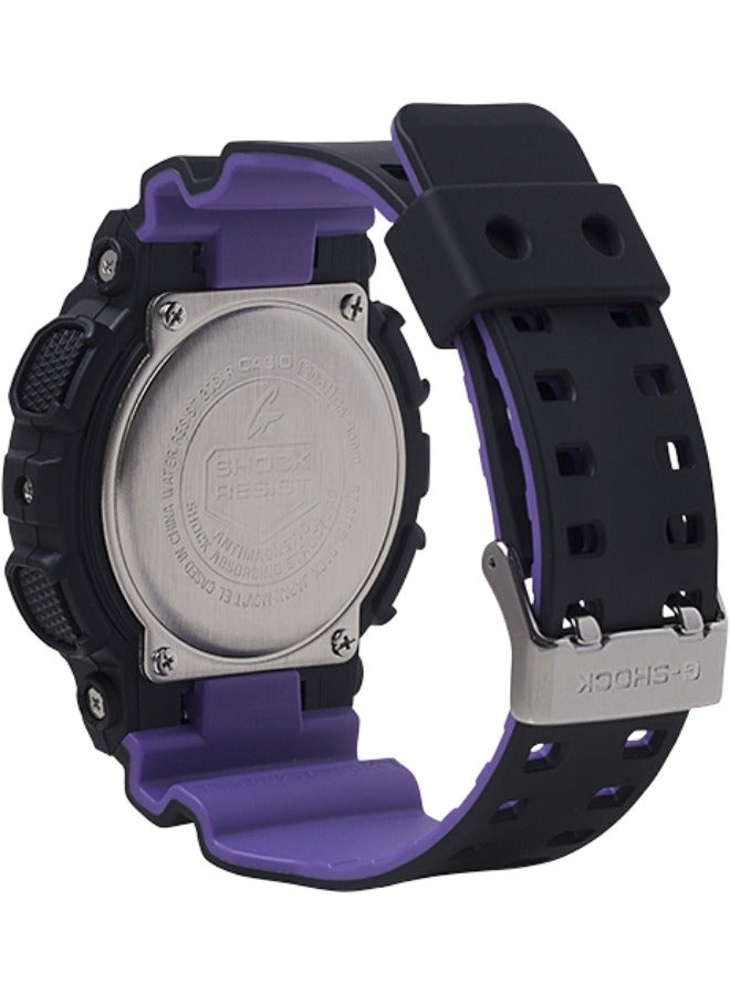 شوك ساعة كاسيو جي شوك للرجال، أنالوج رقمي، ساعة يد GA-100BL-1 - Image 5